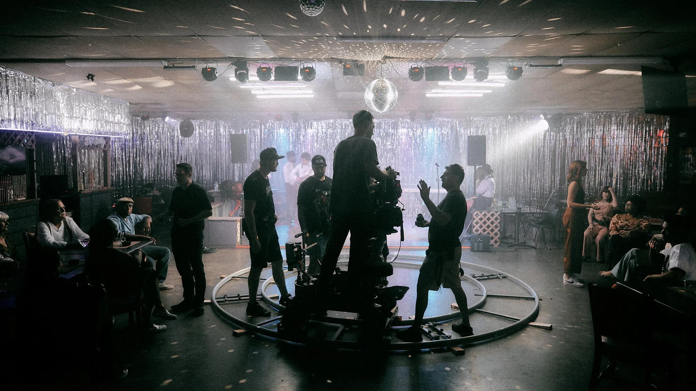 Digital Spark crew on set